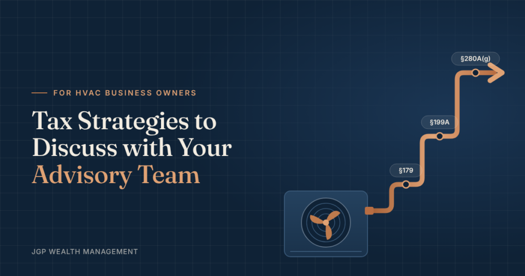 Tax Strategies Every HVAC Business Owner Should Discuss with Their Advisory Team